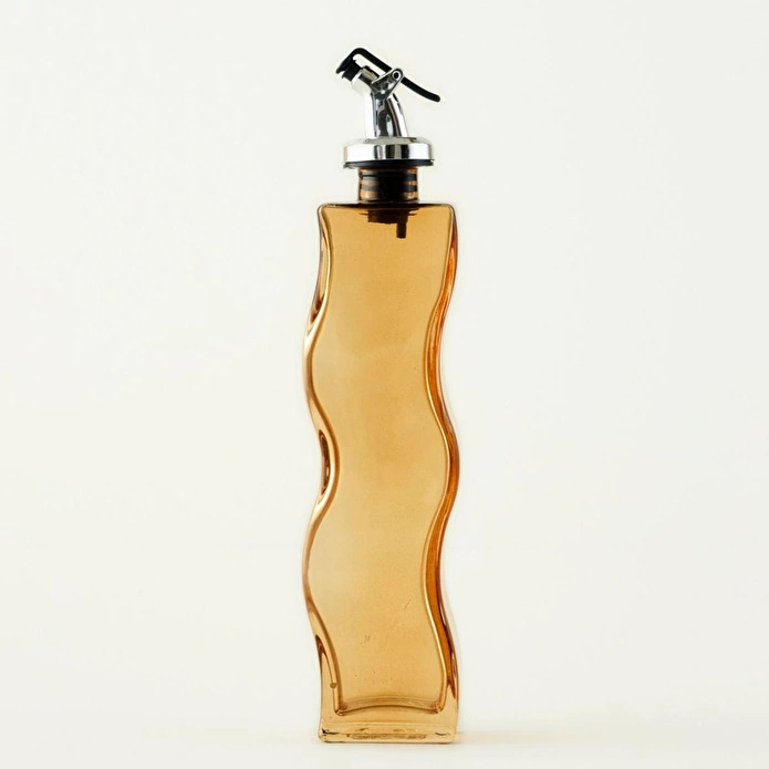 Bella Maison Wavy 2'li Yağlık Sirkelik Seti Amber-yeşil (250 Cc)