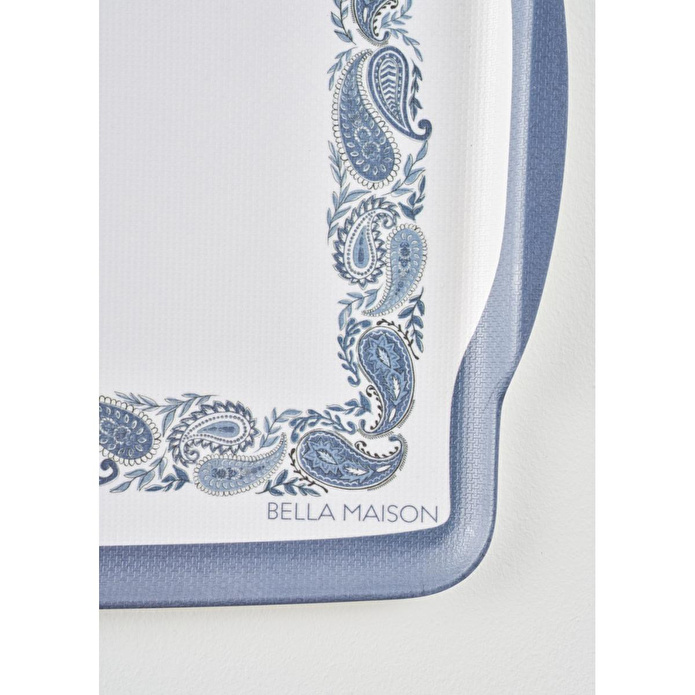 Bella Maison Paisley Melamin Tepsi Mavi (42x31 Cm) Mavi