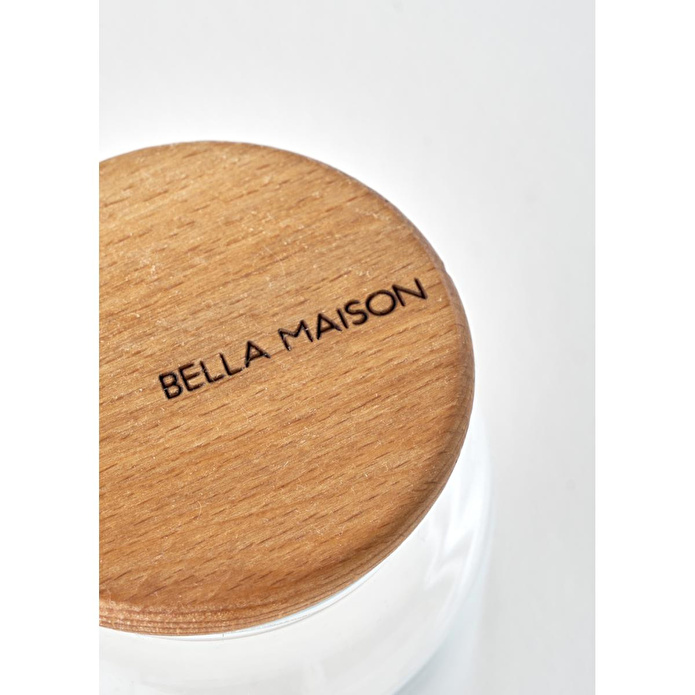 Bella Maison Joye Ahşap Kapaklı 3'lü Baharatlık Seti Naturel (290 Cc) Naturel