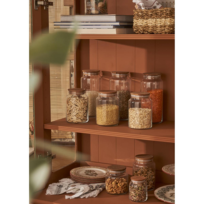Bella Maison Joye Ahşap Kapaklı Kavanoz (290 Cc) Naturel