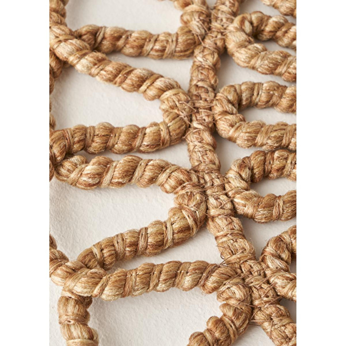 Bella Maison Rosy Örgü Amerikan Servis Kahverengi (35 Cm) Kahverengi