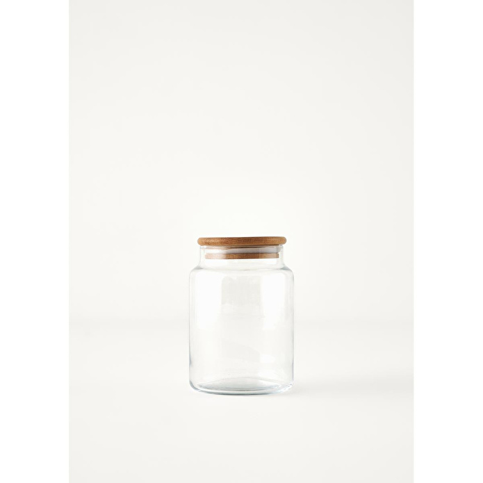 Bella Maison Joye Ahşap Kapaklı Kavanoz (890 Cc) Naturel