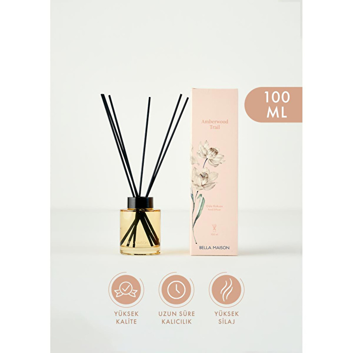 Bella Maison Amberwood Trail Çubuklu Oda Kokusu Sarı (100 Ml) Sarı