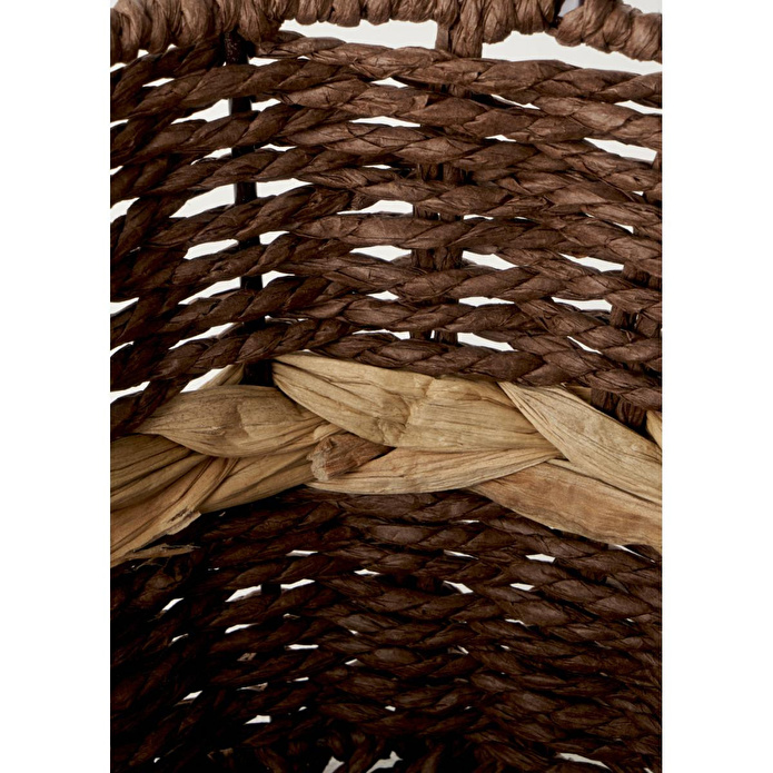 Bella Maison Neroa Kulplu Sepet Naturel (34x28x23 Cm) Naturel