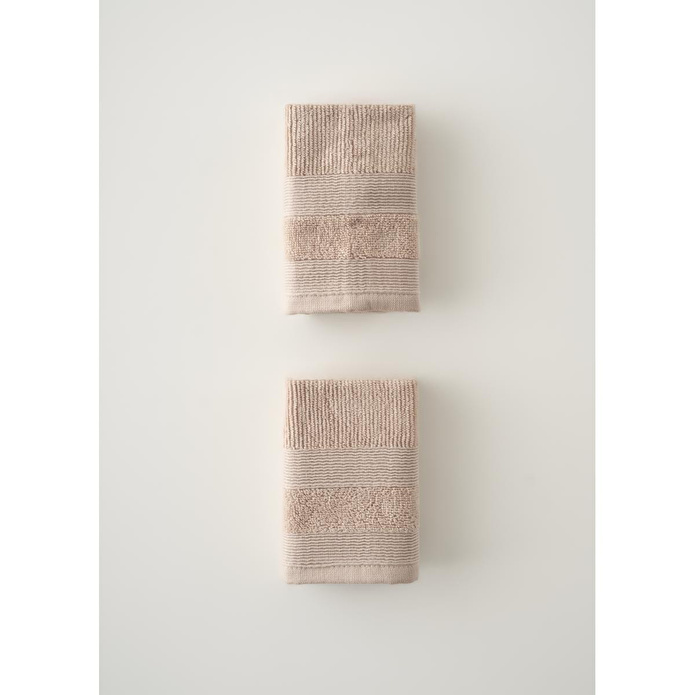 Bella Maison %100 Pamuk Juna 2'li El Havlusu Bej (30x30 Cm) Bej