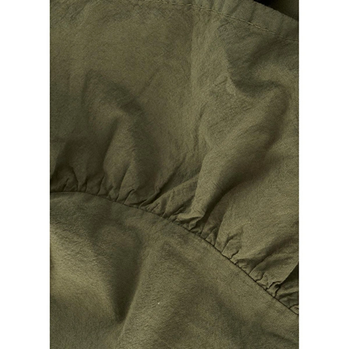 Bella Maison %100 Pamuk Elegance Kenarı Fıfırlı Masa Örtüsü Haki (150x250 Cm) Haki