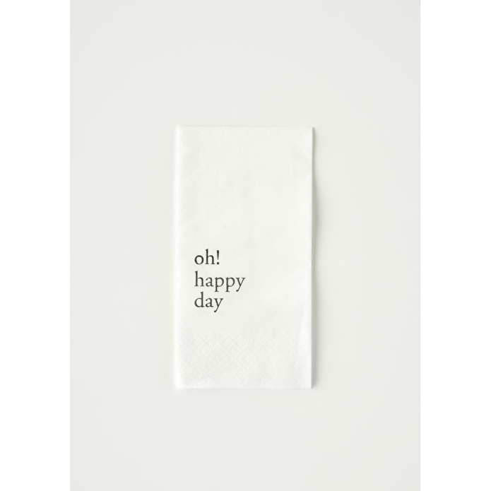 Bella Maison Oh Happy Day 100'lü Kağıt Peçete Beyaz (33x33 Cm)