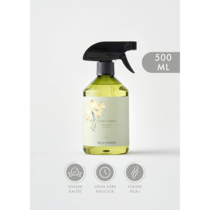 Bella Maison Golden Tropics Oda Spreyi Yeşil (500 Ml) Yeşil