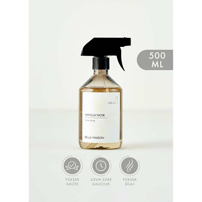 Bella Maison Vanilla Noir Oda Spreyi Siyah (500 Ml) Siyah