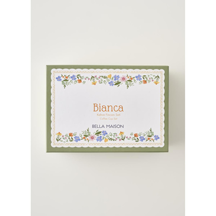 Bella Maison Bianca New Bone 2'li Kahve Fincanı Seti (160 Cc) Çok Renkli