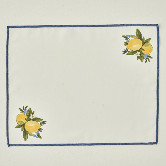 Bella Maison Lemoncello Pamuklu Amerikan Servis Sarı (35x45 Cm) Sarı