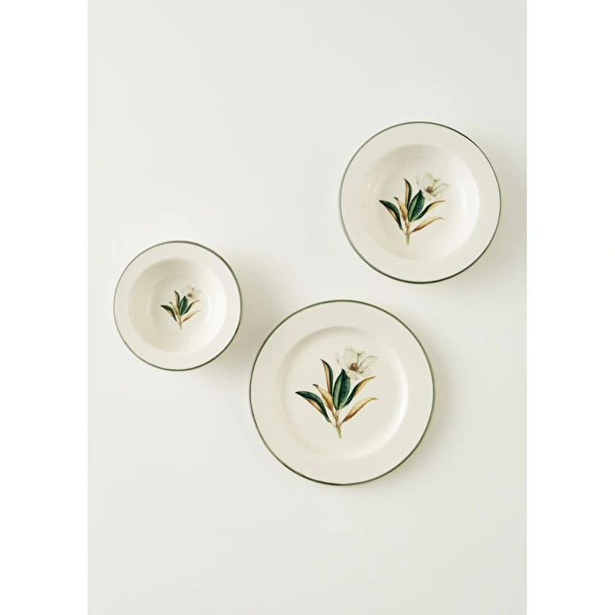 Bella Maison Garden Stoneware 36 Parça 12 Kişilik Yemek Takımı