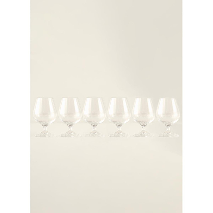 Bella Maison Columba Kristal 6'lı Kahve Yanı Su Bardağı Naturel (180 Cc)