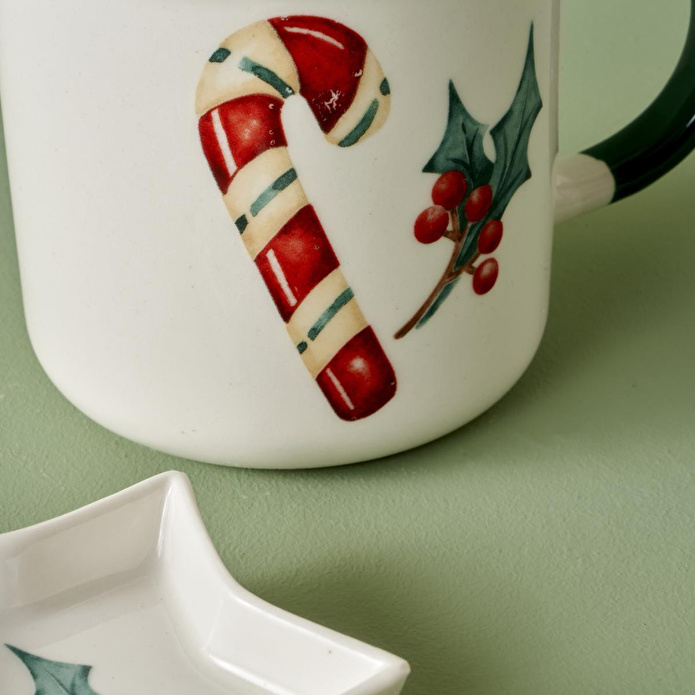Bella Maison Candycane Kupa Seti (300 Cc) Çok Renkli