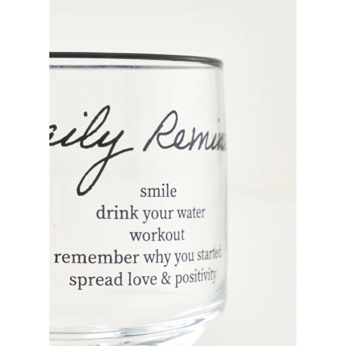 Bella Maison Daily Reminder Cup Siyah (300 Cc) Siyah