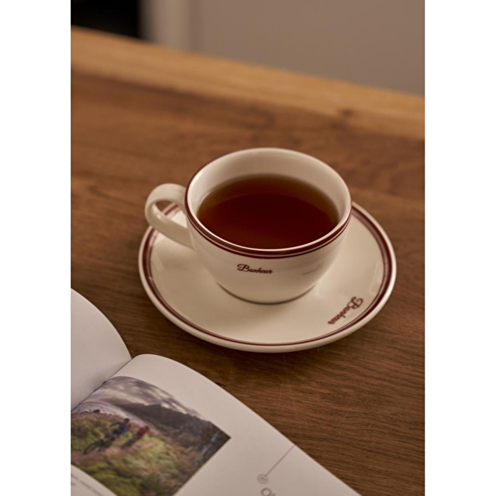 Bella Maison Bonheur 2'li Porselen Çay Fincanı Bordo (270 Cc) Bordo