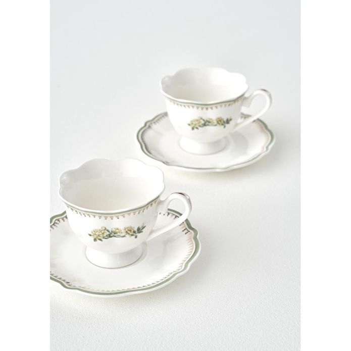 Bella Maison Rebecca New Bone 3'lü Çay Seti