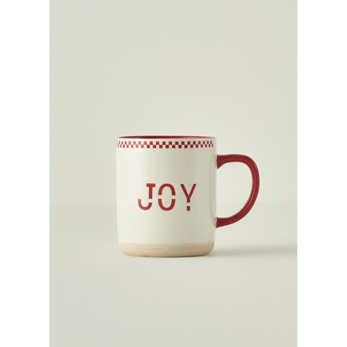 Bella Maison Joy Yılbaşı Stoneware Kupa Kırmızı (470 Cc) Kırmızı
