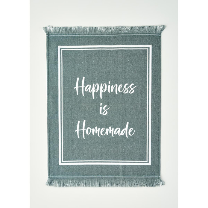 Bella Maison Happiness Pamuklu Kurulama Bezi 2'li Yeşil (40x50 Cm) Yeşil