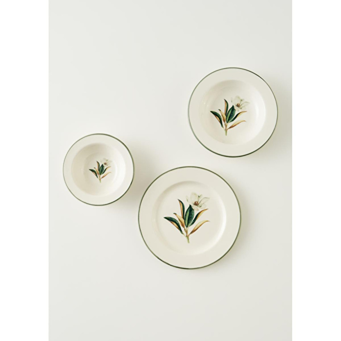 Bella Maison Garden Stoneware 12 Parça 4 Kişilik Yemek Takımı Mix