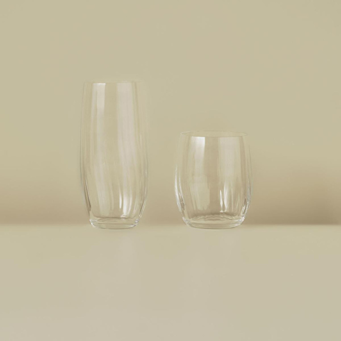 Bella Maison Fall Kristal Bardak Seti 12'li Naturel