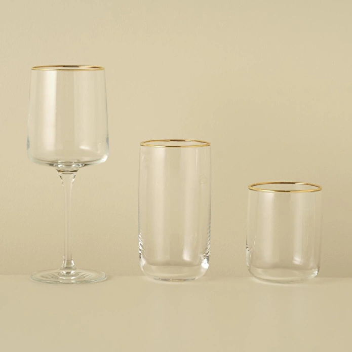 Bella Maison Premium Bardak-kadeh Set 18'li Gold