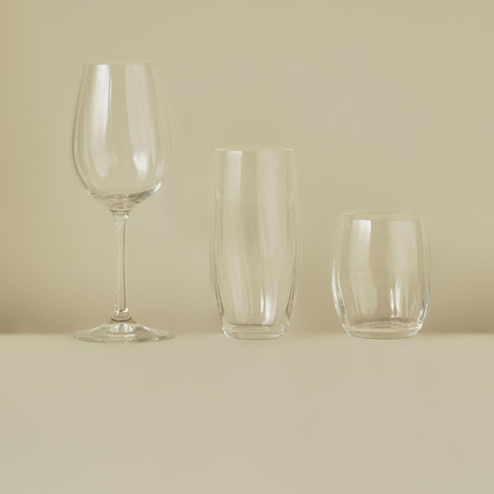 Bella Maison Fall Kristal Bardak-kadeh Seti 18'li Naturel