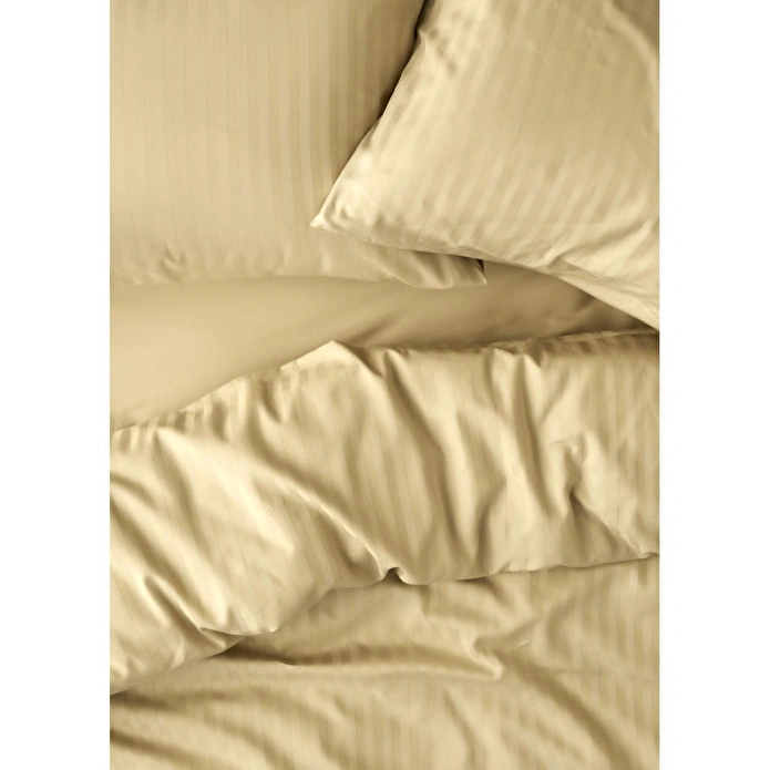 Bella Maison Premium Tencel King Size Saten Nevresim Seti Bej (240x220 Cm) Yeşil