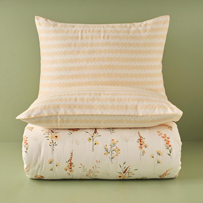 Bella Maison %100 Pamuk Saten Leora King Size Nevresim Seti Somon (240x220 Cm) Somon