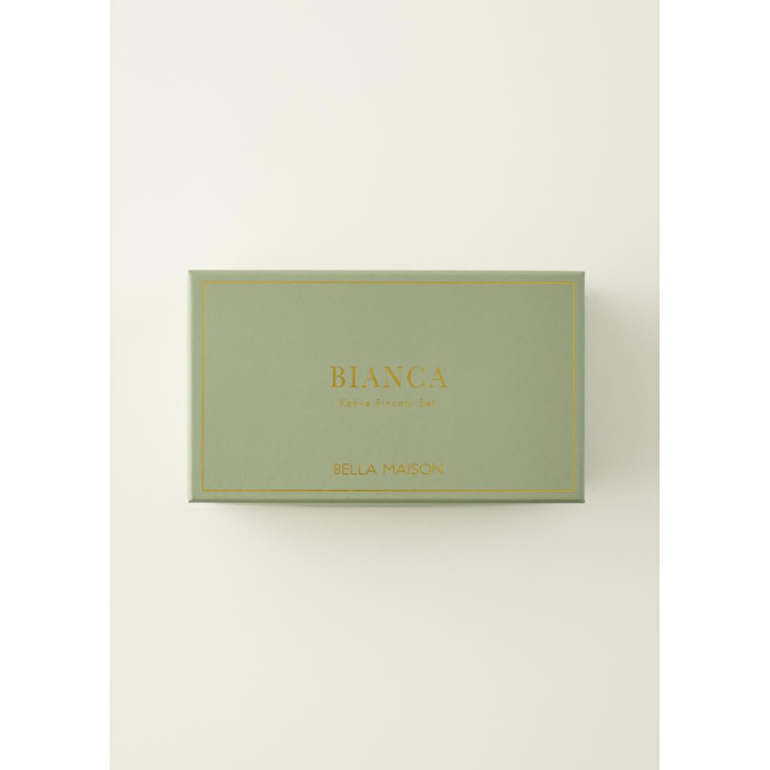 Bella Maison Bianca Gold 2'li Kahve Fincanı Seti (90 Cc) Çok Renkli