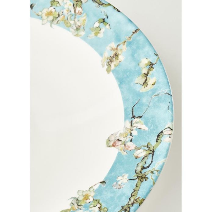 Bella Maison Van Gogh Almond Blossom Porselen Salata Kasesi Turkuaz (29 Cm) Mavi