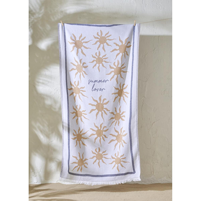 Bella Maison %100 Pamuk Summer Lover Peştamal Sarı (90x160 Cm) Sarı