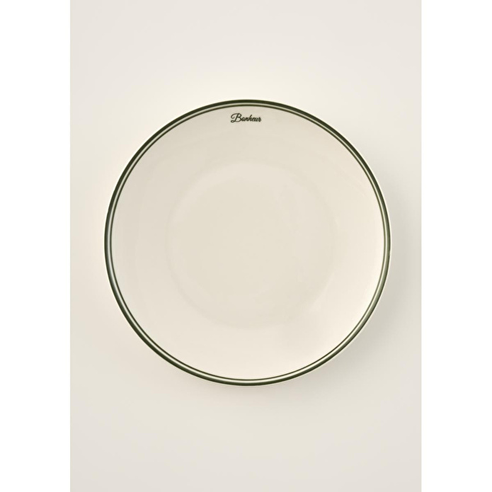 Bella Maison Bonheur Porselen Servis Tabağı Yeşil (28 Cm) Yeşil