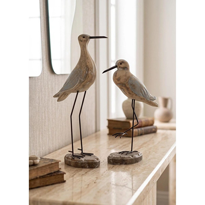 The Mia Retro Marin Coastal Deniz Kuşu Figürlü Obje 30 Cm