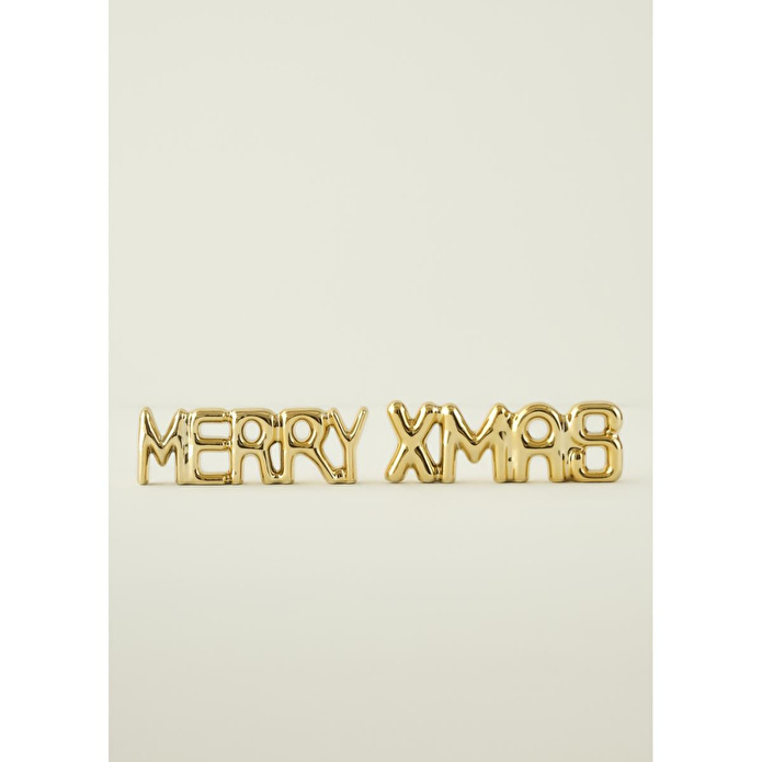 Bella Maison Xmas Dekoratif Obje Gold (18x2x6 Cm) Gold
