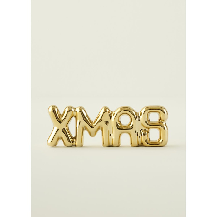 Bella Maison Xmas Dekoratif Obje Gold (18x2x6 Cm) Gold