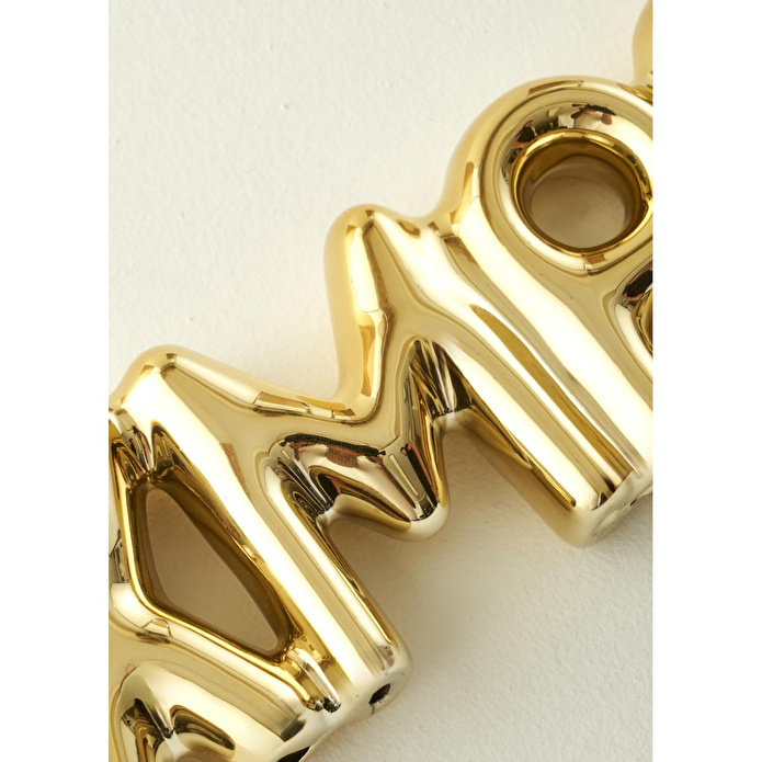 Bella Maison Xmas Dekoratif Obje Gold (18x2x6 Cm) Gold