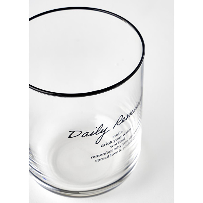 Bella Maison Daily Reminder Bardak (350 Cc) Siyah