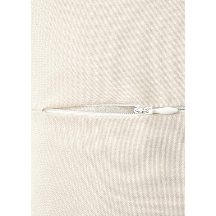 Bella Maison Daisy Volanlı Kenar Nakışlı Dekoratif Yastık Kılıfı Bej (35x50 Cm) Bej