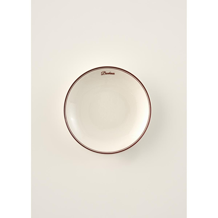 Bella Maison Bonheur Porselen Çukur Tabak Bordo (20 Cm) Bordo