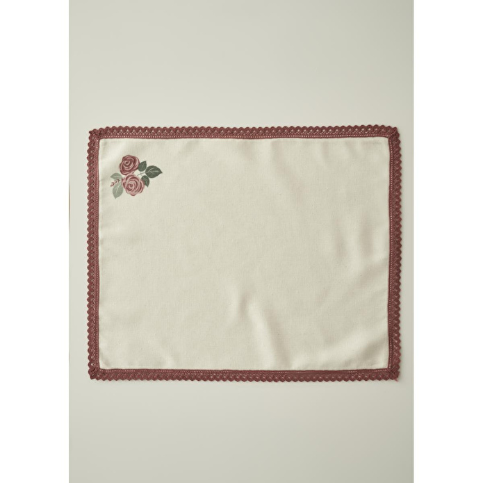 Bella Maison Rose Kopanakili Amerikan Servis Krem (35x45 Cm) Krem