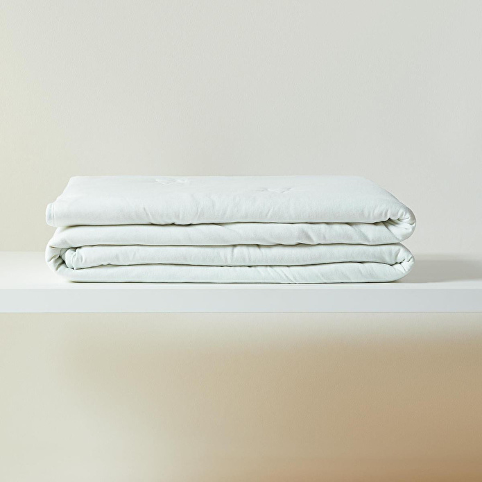 Ocean Home Textile %100 Pamuk Penye Mavi Yıldız Nakışlı Çocuk Tek Kişilik Çok Amaçlı Örtü 155 X 215 Cm