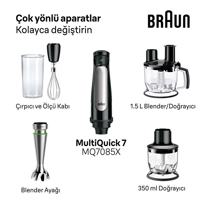 Braun Multiquick 7 El Blender Mq7085x