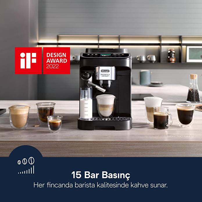 Delonghi Magnifica Evo, Ecam310.60.b Next Tam Otomatik Espresso Kahve Makinesi