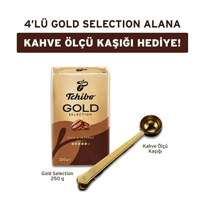 Tchibo Gold Selection 4x250g Filtre Kahve