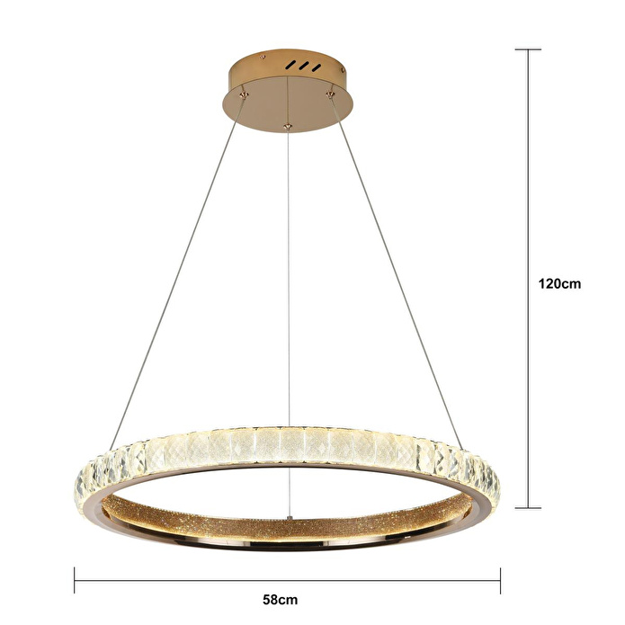 Apliqa Luca 60 Lik Gold Ledli̇ Avi̇ze