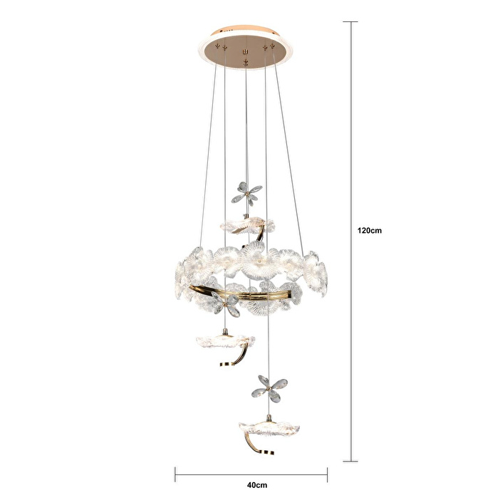 Apliqa Anka 3'lü Gold Led Avi̇ze