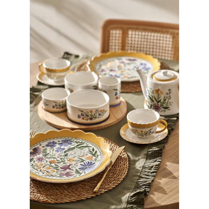Bella Maison Bianca New Bone 6'lı Servis Tabağı Seti (26 Cm)
