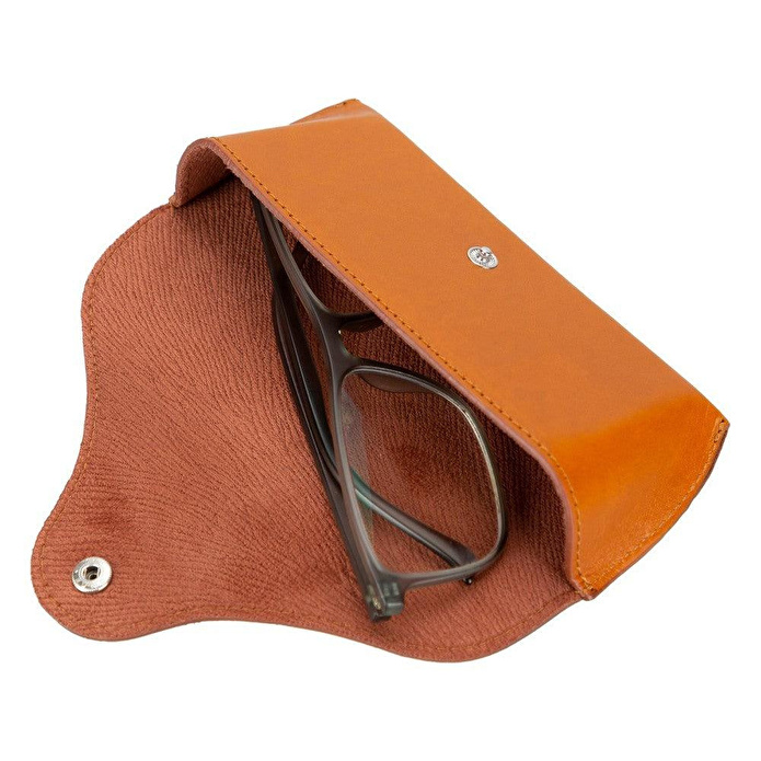 Bloominbag Capri Warm Tan Hakiki Deri Gözlük Kılıfı