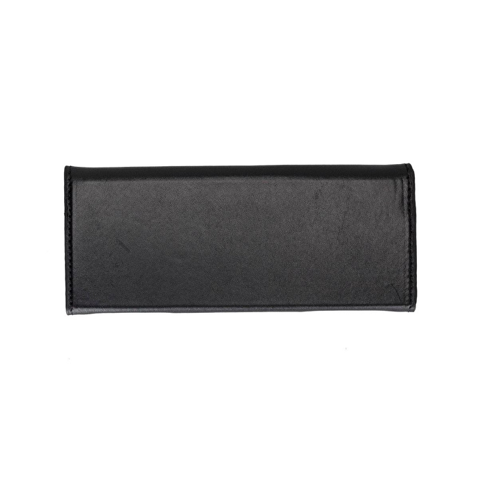 Bloominbag Prisma Noir Black Deri Gözlük Kılıfı – Mıknatıslı Üçgen Tasarım